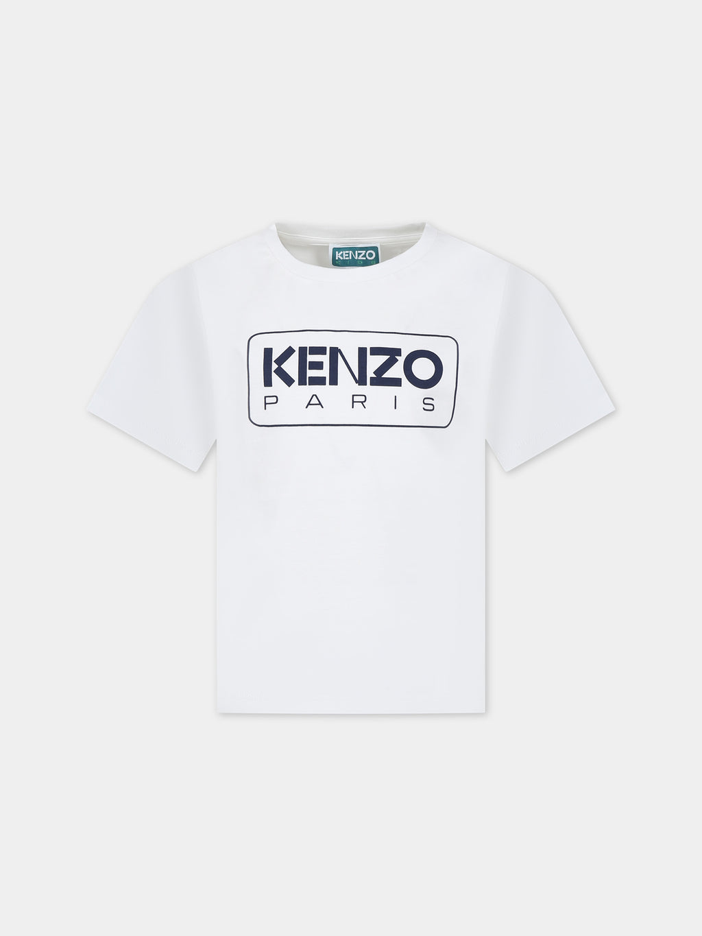Ivory t-shirt for kids with logo
